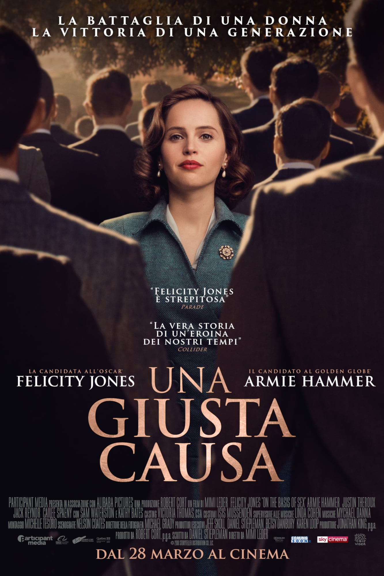 Poster for the movie "Una giusta causa"