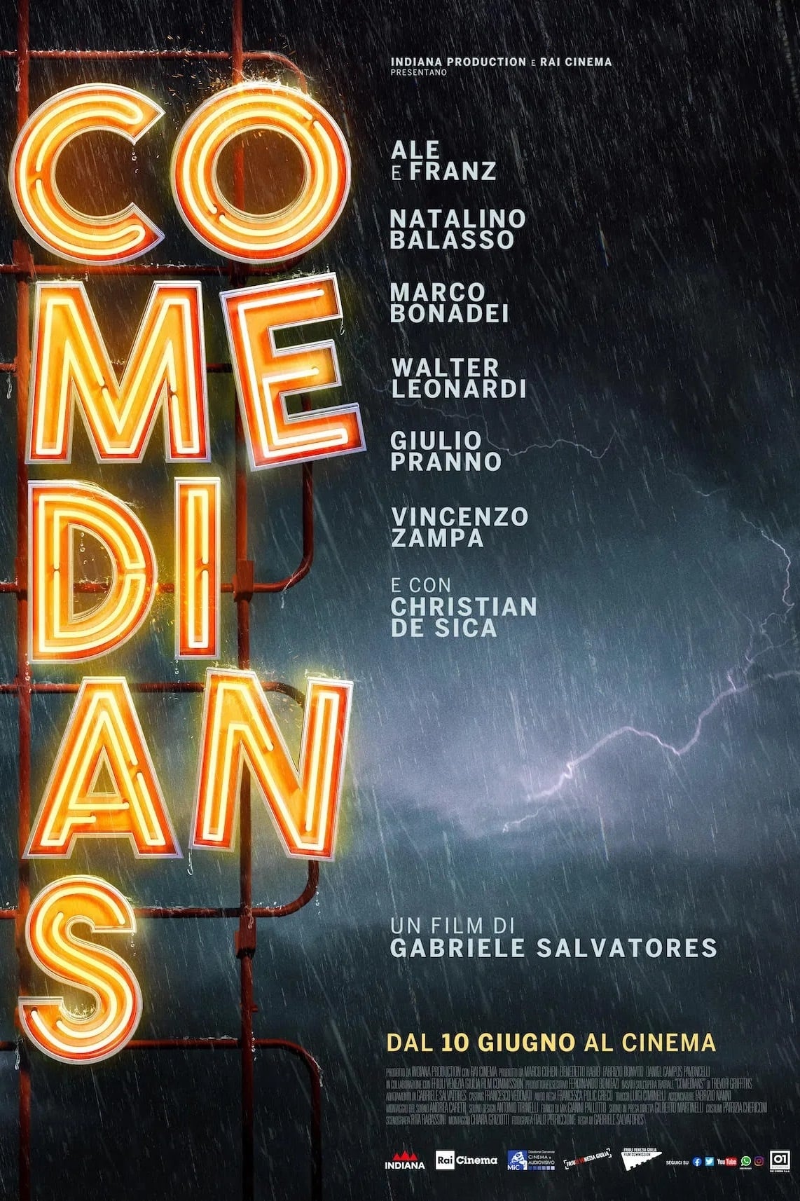 Poster for the movie "Comedians"